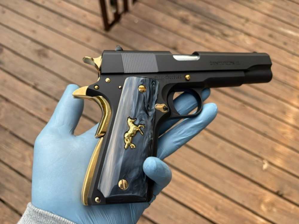 Century Arms Centurion 11 1911 45ACP Gold plated .01 Start Penny Auction NR-img-16