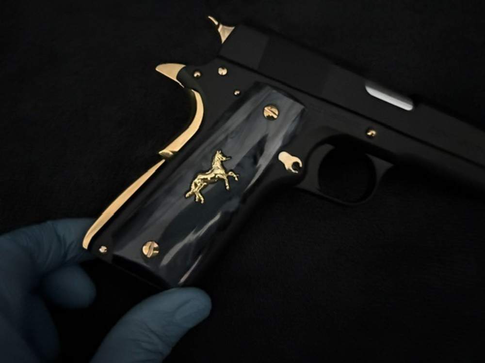Century Arms Centurion 11 1911 45ACP Gold plated .01 Start Penny Auction NR-img-12