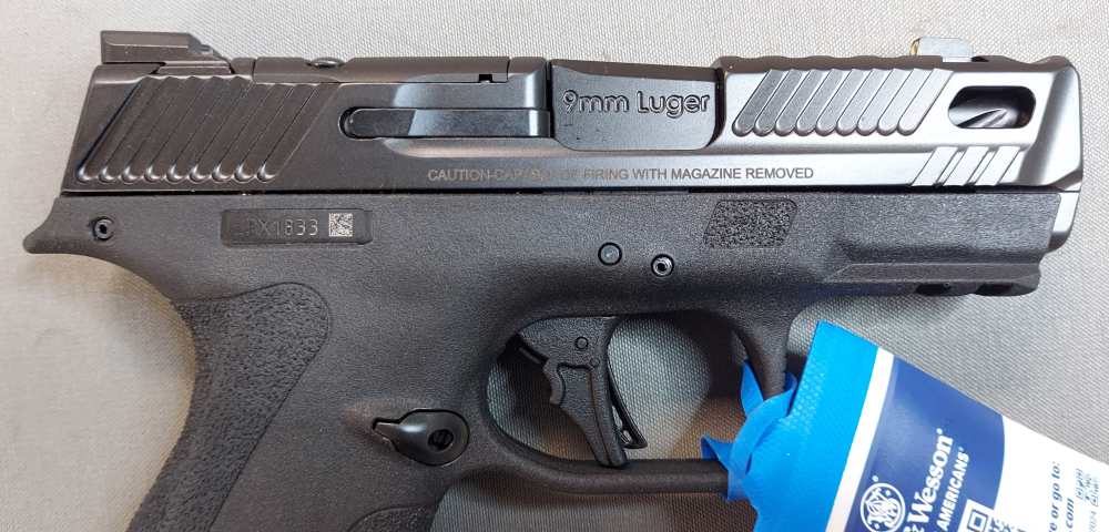 Smith & Wesson PC M&P9 Shield X Carry Comp Pistol 9mm 3.6" Barrel 15 Rounds-img-4
