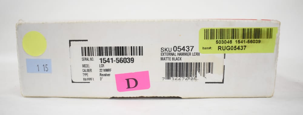 RUGER LCR  .22 WMR 5437 LNIB 22MAG PENNY SALE -img-16