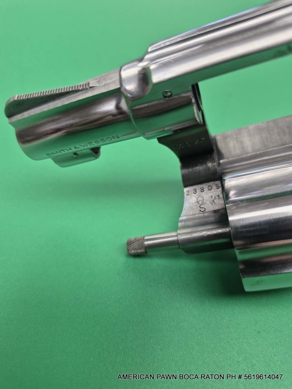1968 SMITH & WESSON  M 60  STAINLESS , 2" BRL, REALLY NICE ONE 38SPL.-img-22