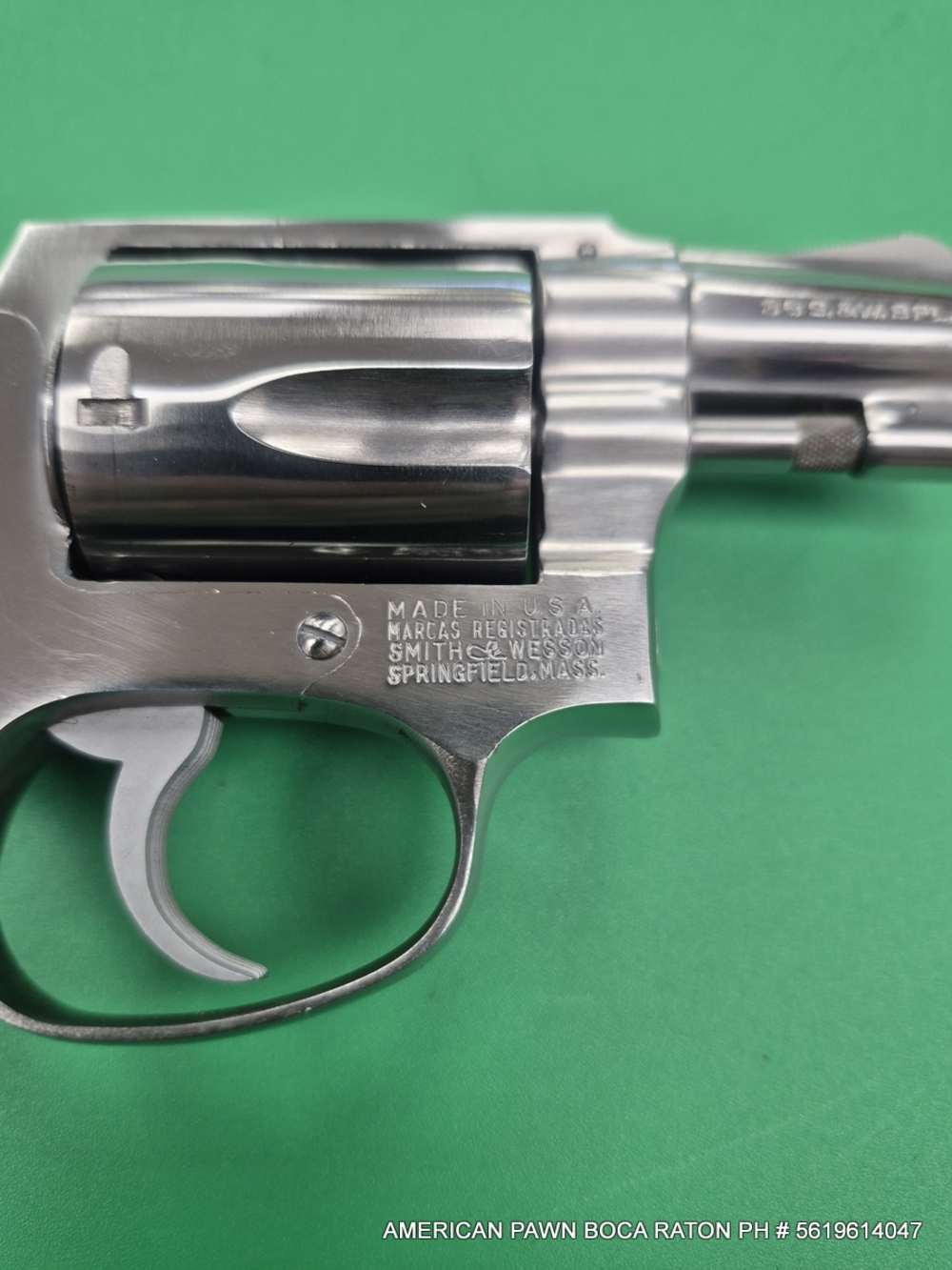 1968 SMITH & WESSON  M 60  STAINLESS , 2" BRL, REALLY NICE ONE 38SPL.-img-4