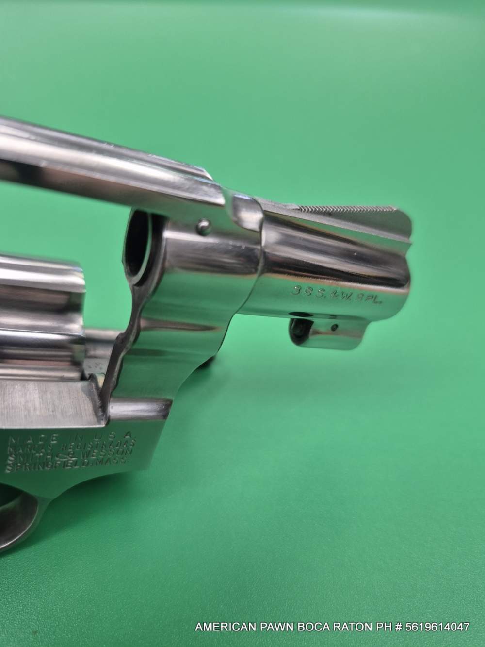 1968 SMITH & WESSON  M 60  STAINLESS , 2" BRL, REALLY NICE ONE 38SPL.-img-28