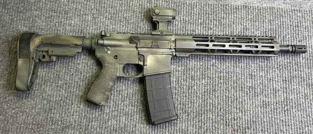 Noreen BBN-223 AR Pistol 12" Barrel w/ Optic & FRT - 556NATO-img-0