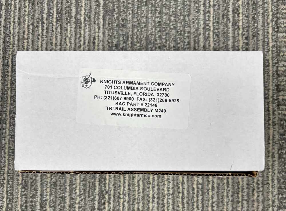 (KAC) Knight's Armament M249 TRI-RAIL Mount - NEW-img-0