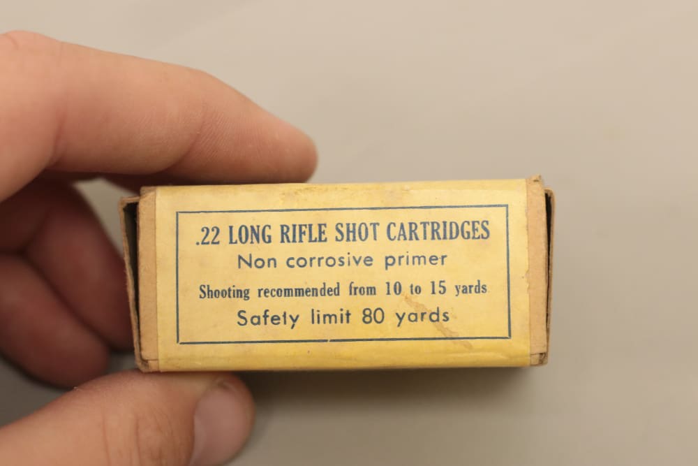 Gevelot .22 LR SHOT Vintage French Ammo (41rds)-img-1