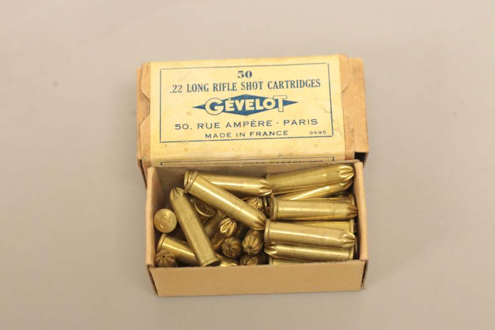 Gevelot .22 LR SHOT Vintage French Ammo (41rds)-img-2