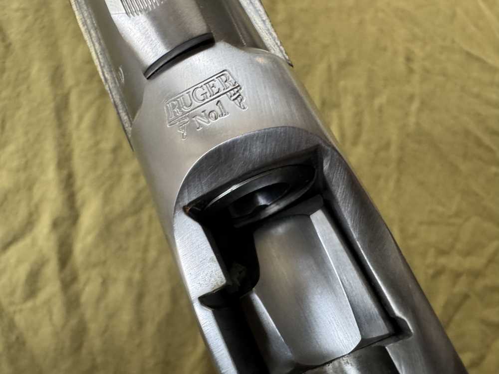 RARE Unfired RUGER NO 1 458 LOTT stainless laminate anniversary #1 number -img-54