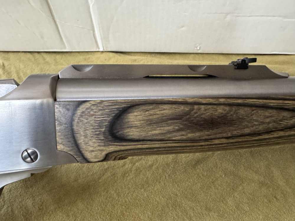RARE Unfired RUGER NO 1 458 LOTT stainless laminate anniversary #1 number -img-9