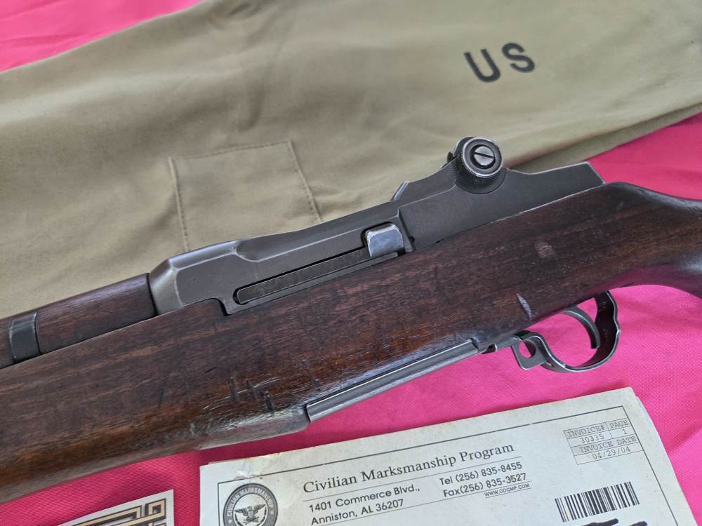 1955 Harrington and Richardson M1 Garand W/ Paperwork & Case H&R-img-11
