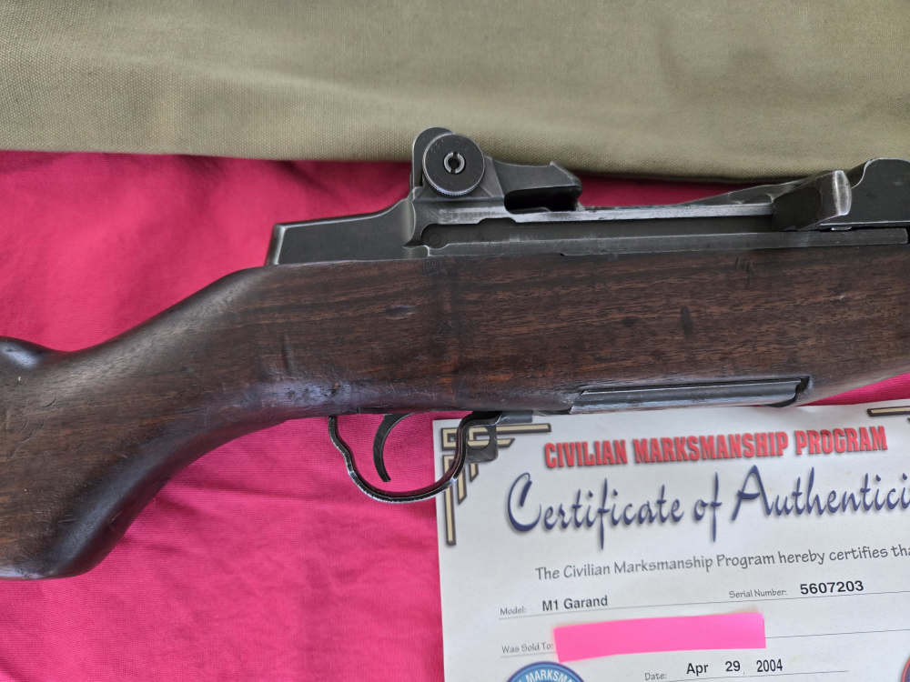 1955 Harrington and Richardson M1 Garand W/ Paperwork & Case H&R-img-5