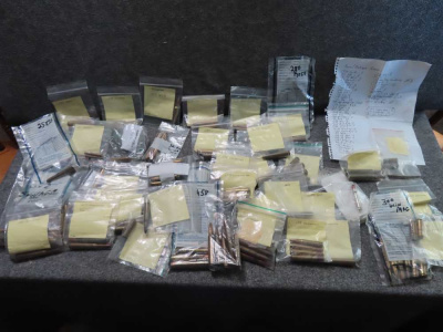 120 ROUNDS OF COLLECTABLE AND OBSOLETE RIFLE AMMO, BAGGED & TAGGED