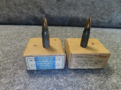 2 FULL BOXES WWII GERMAN 8mm KURZ (7.9x33) AMMO