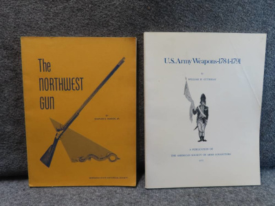 2 PAPERBACK REFERENCE BOOKS; THE NORTHWEST GUN & US. ARMY WEAPONS 1784-1791