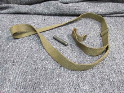 POST WWII USGI M1 CARBINE SLING WITH OILER-ORIGINAL-COMPLETE-FULL LENGTH
