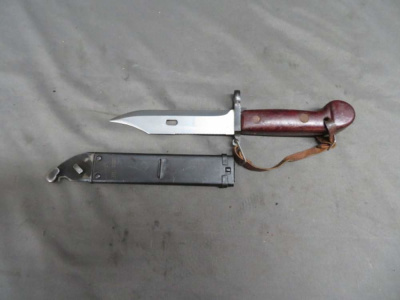 ROMANIAN AKM TYPE I BAYONET W/ SCABBARD