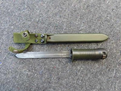 French Sig 540 Bayonet w/ Scabbard