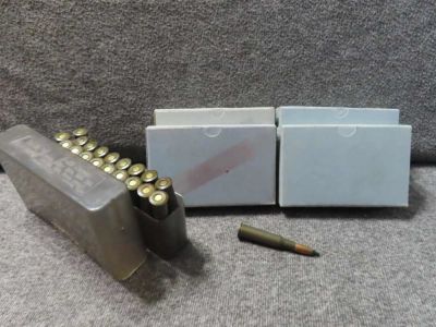 90 ROUNDS 7.62x54R MOSIN NAGANT AMMO, CZECH SILVER TIP & GREEN TRACER