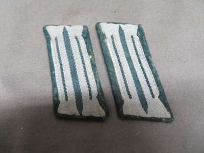LOT OF 2 WWII GERMAN ARMY ENLISTED COLLAR TABS