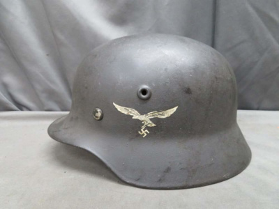 WWII GERMAN LUFTWAFFE SINGLE DECAL M40 HELMET-ORIGINAL