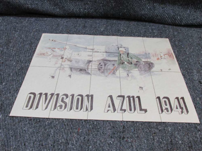 WWII RATION SHEET OF THE BLUE DIVISION, SPANISH VOLUNTEERS IN RUSSIA-1941