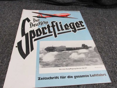 ORIGINAL WWII GERMAN THE SPORT FLYER MAGAZINE DATED JUNE 1942