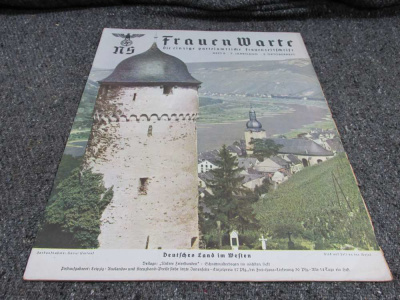WWII GERMAN NS FRAUEN-WARTE WOMENS MAGAZINE-OCTOBER ISSUE
