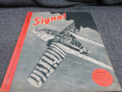 ORIGINAL WWII GERMAN SIGNAL MAGAZINE DATED NOVEMBER 1943, CARGO GLIDERS