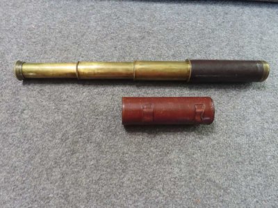 BEAUTIFUL 4 SECTION 15 POWER BRASS TELESCOPE MADE BY DOLLAND OF LONDON