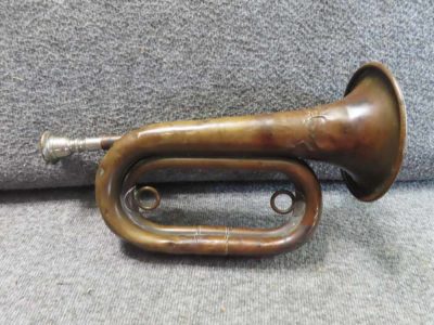 WWI US ARMY ISSUE BUGLE DATED APRIL 11, 1917, PHILADELPHIA DEPOT