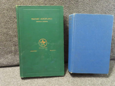 2 VINTAGE HARDCOVER BOOKS; MILITARY AEROPLANES, POLISH AIRCRAFT 1893-1939