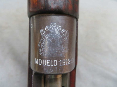 CHILEAN MODEL 1912-61 MAUSER SHORT RIFLE-7.62 NATO-NICE CREST