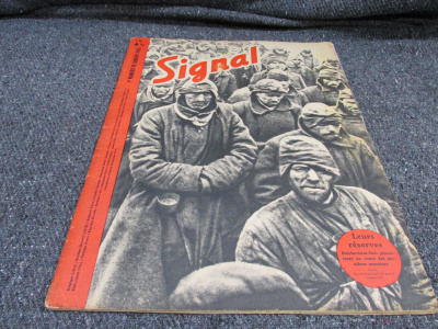ORIGINAL WWII GERMAN SIGNAL MAGAZINE DATED JANUARY 1942-STALINGRAD