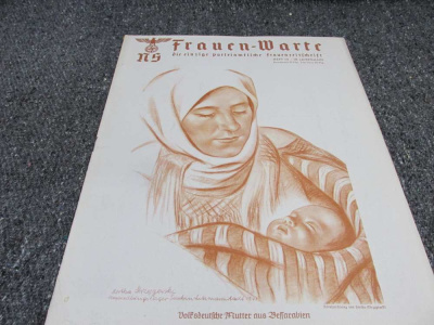 WWII GERMAN NS FRAUEN-WARTE WOMENS MAGAZINE-10th YEAR, 14th ISSUE