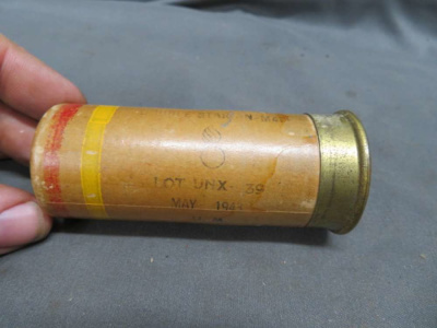 WWII US ARMY AIR FORCE SIGNAL AIRCRAFT AN-M40 DOUBLE RED/YELLOW STAR FLARE-