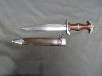 WWII GERMAN SA DAGGER-ORIGINAL-GROUND ROHM-E. PACK & SOHNE