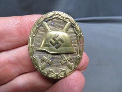 WWII GERMAN BLACK WOUND BADGE-ORIGINAL-GOOD REPRESENTATIVE EXAMPLE