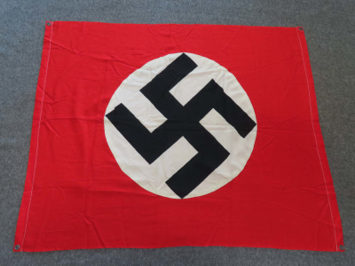 WWII GERMAN VEHICLE FLAG WITH GROMMETS IN ALL 4 CORNERS