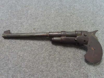 LOCAL MADE 20 GAUGE FANTASTY/REPLICA PISTOL, ALL OUT OF SHEET METAL