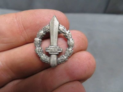 WWII RSI FASCIST ITALIAN COLLAR INSIGNIA-ORIGINAL-NICE DETAIL-HARD TO FIND