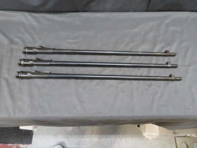 LOT OF 3 ORIGINAL WWII JAPANESE TYPE 99 ARISAKA RIFLE BARRELS