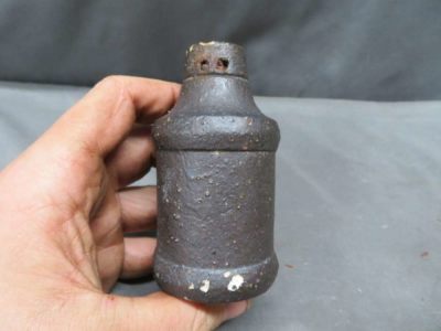 WWII JAPANESE THROWING DUMMY PRACTICE HAND GRENADE-ORIGINAL-SCARCE