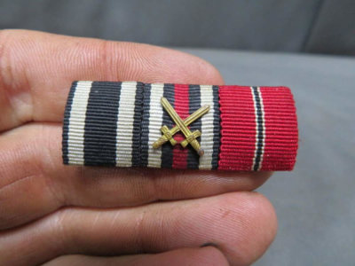 WWII GERMAN RIBBON BAR-VETERAN OF BOTH WORLD WARS