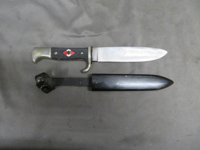 WWII GERMAN HJ YOUTH KNIFE-RZM M7/118-JACOBS & CO. SOLINGEN-GRAFRATH