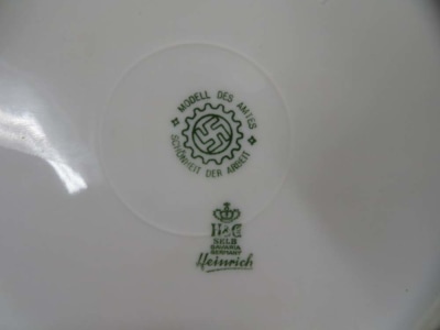 WWII GERMAN DAF ARBEITSFRONT MESS HALL PLATE-ORIGINAL