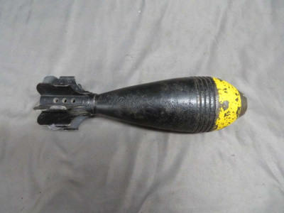 WWII FRENCH 81MM MORTAR ROUND-ORIGINAL