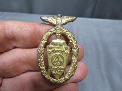 WWII GERMAN SA GRUPPE WESTMARK SPORTS COMPETITION 1938 TINNIE PIN